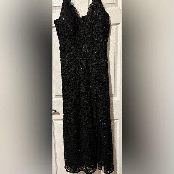 Morgan & Co. Dresses & Skirts - Morgan and Co Glitter Lace Corset Gown